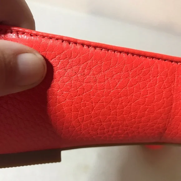 NWB Vionic Klara Cap Toe Flat in Cherry tomato Red Sz 9 Narrow - Picture 7 of 9